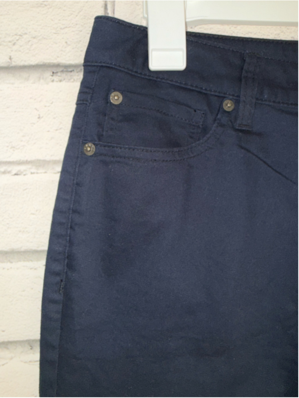 Women's Prana Navy Blue High Rise Jeans size 4 Kayla High Rise Jeans 32’ Inseam - Picture 7 of 13